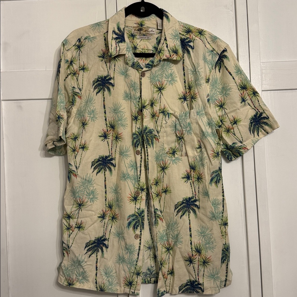Tropical Palm Tree Print Shirt